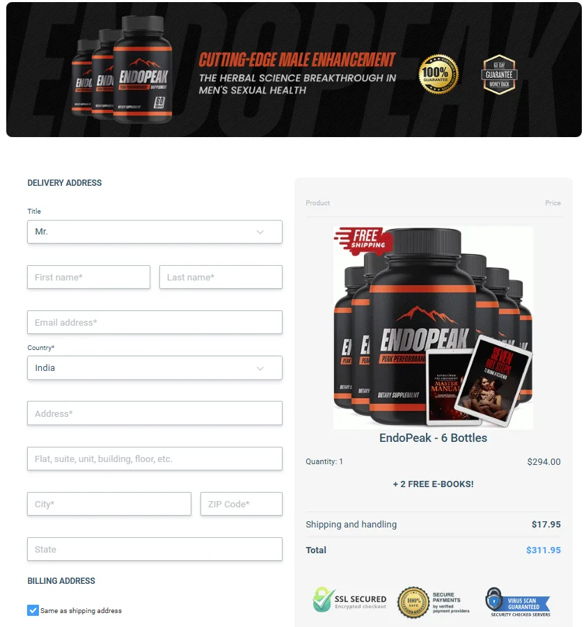 SteelPower Secure Order Page